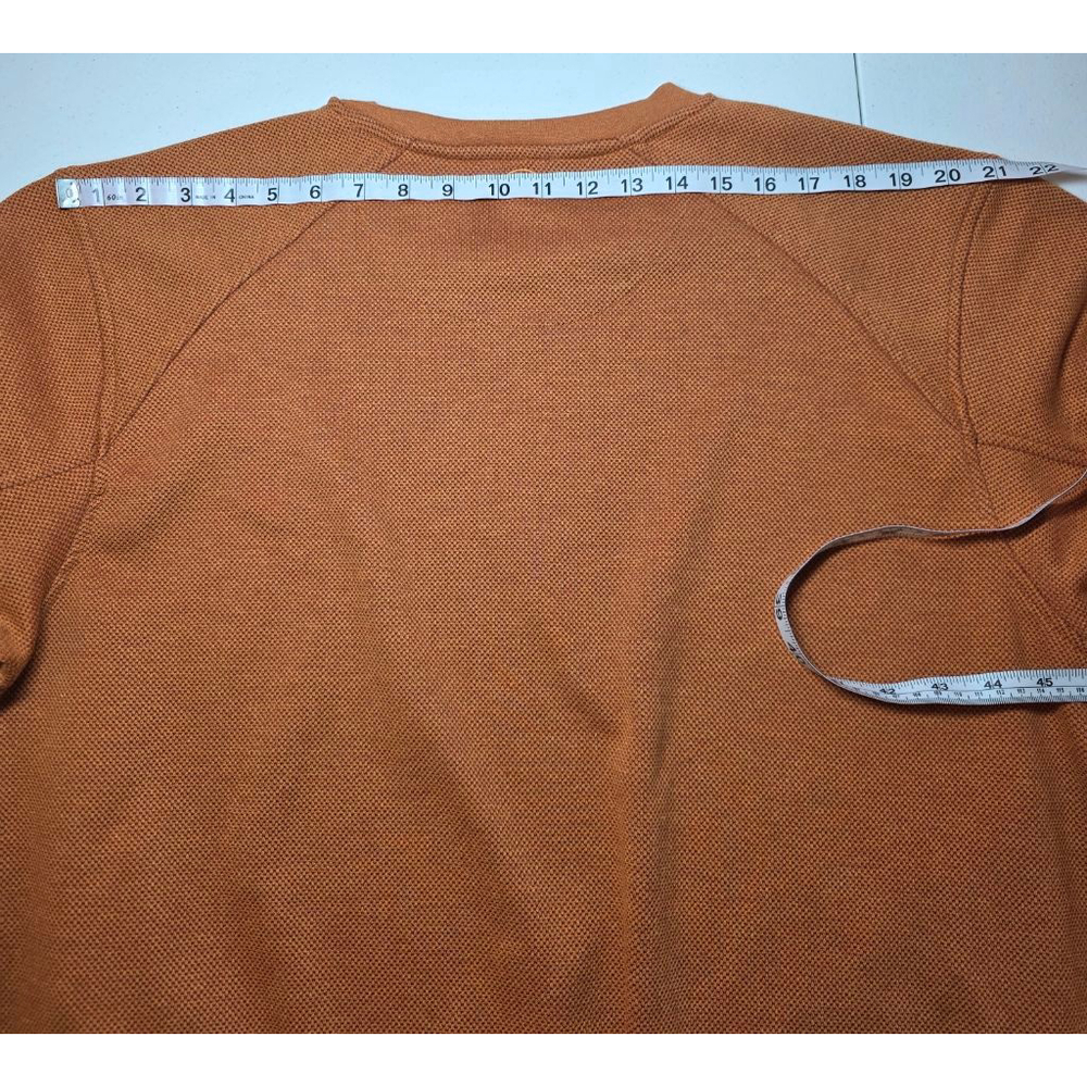 Pro Tour Thermal Crewneck Sweatshirt XL Rust Waffle Knit Pullover Golf - Picture 9 of 9